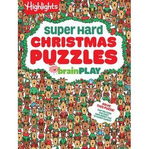 Brainplay Super Hard Christmas Puzzles: 200+ Challenging Christmas Puzzles, Maze